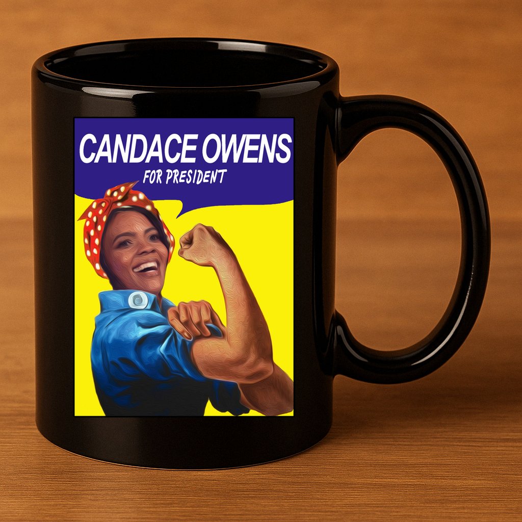Candace Owens For President 11oz C Handle Ceramic Mug