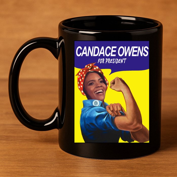 Candace Owens For President 11oz C Handle Ceramic Mug