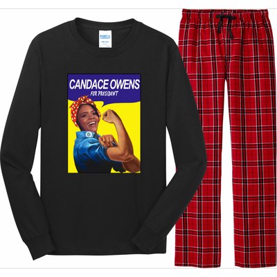 Candace Owens For President Long Sleeve Pajama Set