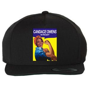 Candace Owens For President Wool Snapback Cap