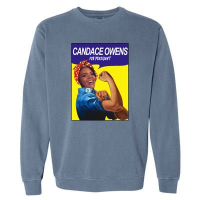 Candace Owens For President Garment-Dyed Sweatshirt