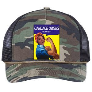 Candace Owens For President Retro Rope Trucker Hat Cap