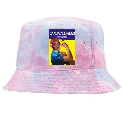 Candace Owens For President Tie-Dyed Bucket Hat