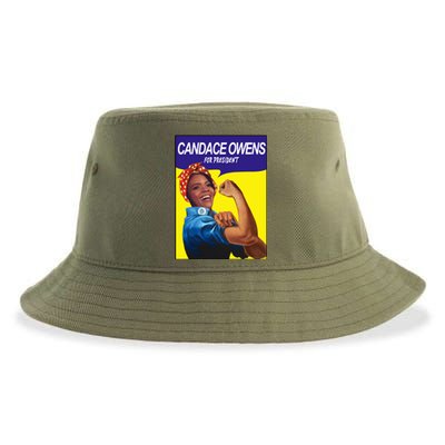 Candace Owens For President Sustainable Bucket Hat