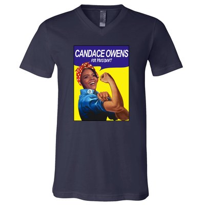 Candace Owens For President V-Neck T-Shirt