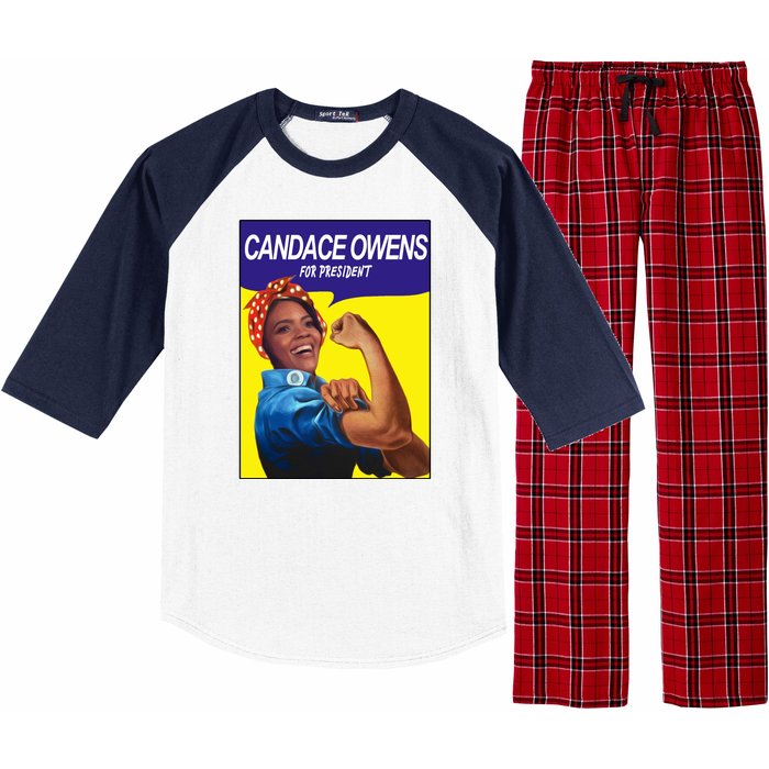 Candace Owens For President Raglan Sleeve Pajama Set