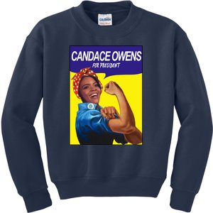 Candace Owens For President Kids Sweatshirt