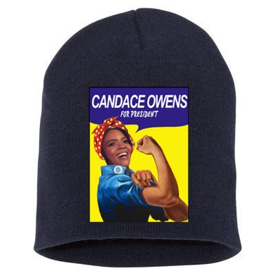 Candace Owens For President Short Acrylic Beanie