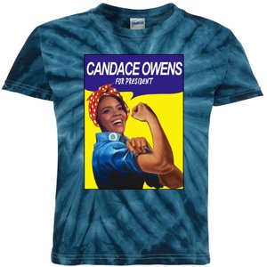 Candace Owens For President Kids Tie-Dye T-Shirt