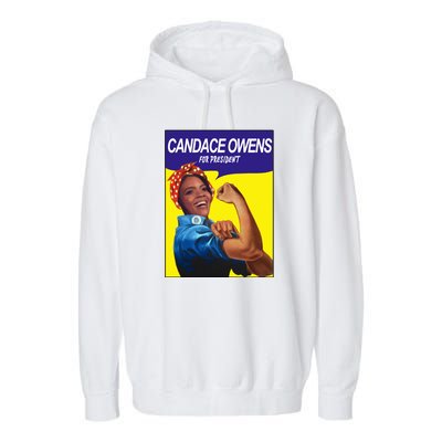 Candace Owens For President Garment-Dyed Fleece Hoodie