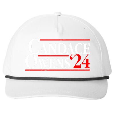 Candace Owens For President '24 Election Snapback Five-Panel Rope Hat