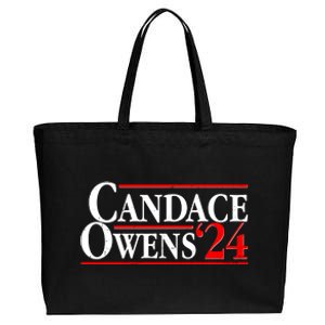 Candace Owens For President '24 Election Cotton Canvas Jumbo Tote