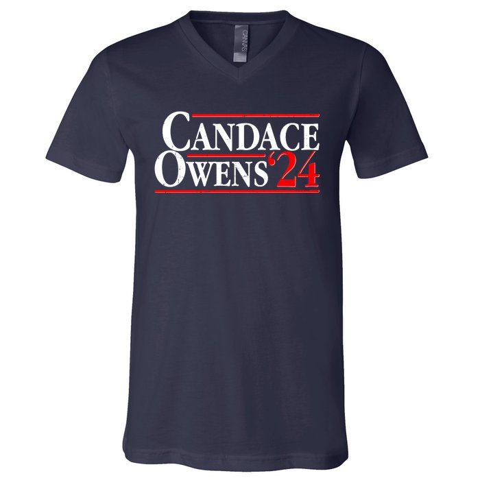 Candace Owens For President '24 Election V-Neck T-Shirt