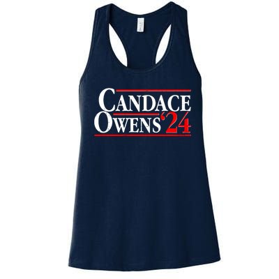 Candace Owens For President '24 Election Women's Racerback Tank