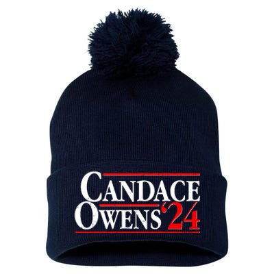 Candace Owens For President '24 Election Pom Pom 12in Knit Beanie