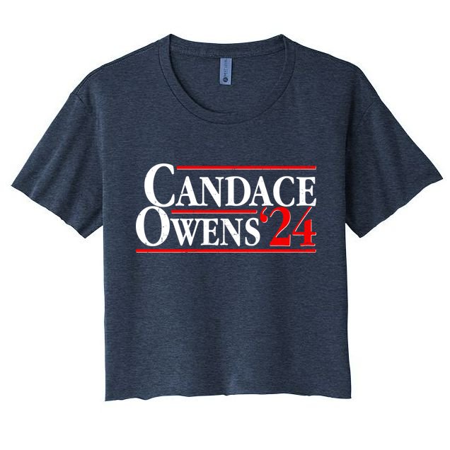 Candace Owens For President '24 Election Crop Top