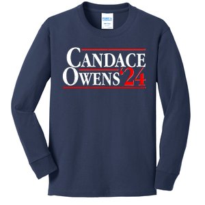 Candace Owens For President '24 Election Kids Long Sleeve Shirt