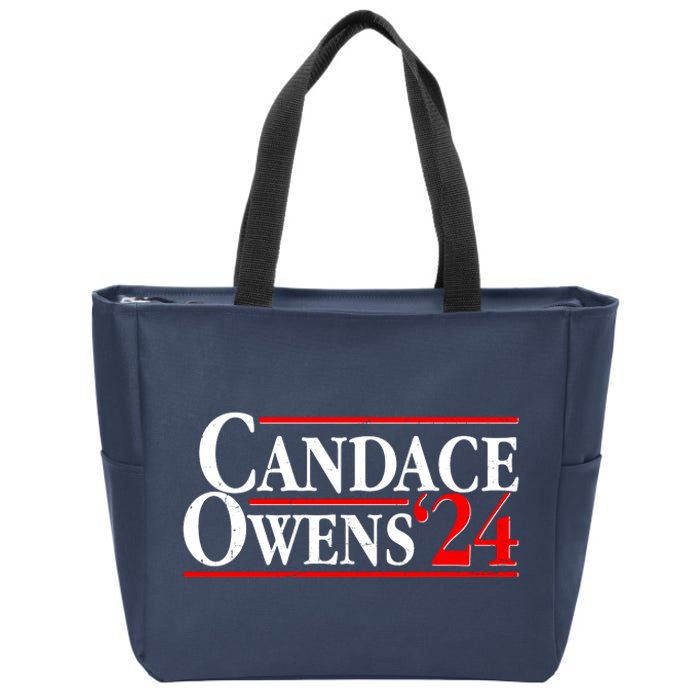 Candace Owens For President '24 Election Zip Tote Bag