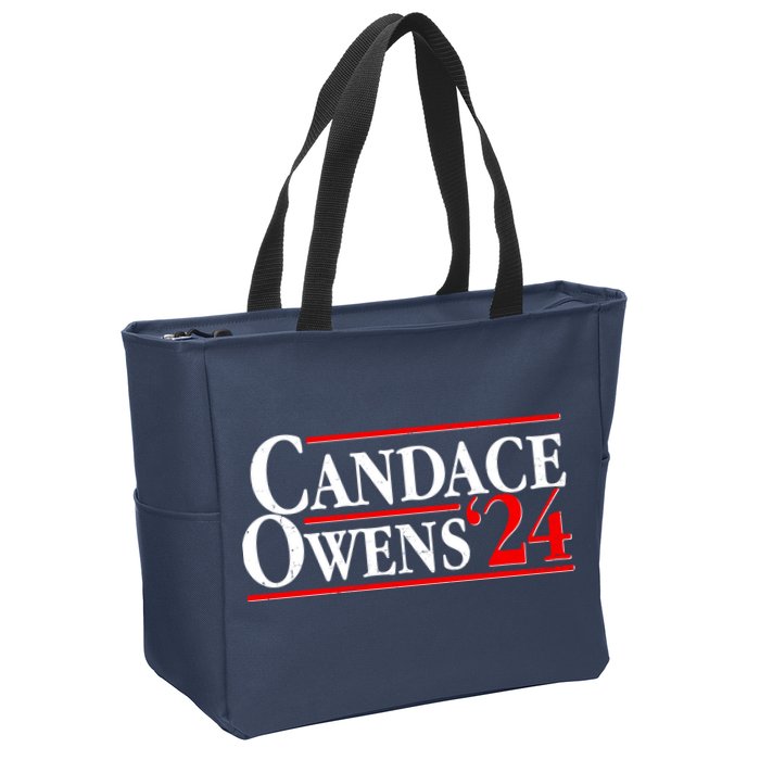 Candace Owens For President '24 Election Zip Tote Bag