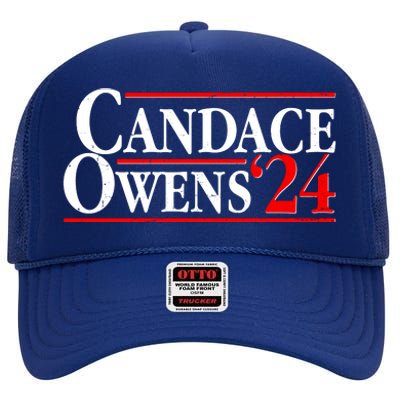 Candace Owens For President '24 Election High Crown Mesh Back Trucker Hat