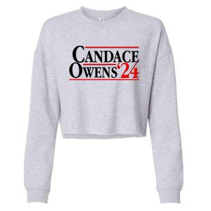 Candace Owens For President '24 Election Cropped Pullover Crew