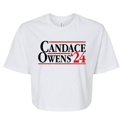 Candace Owens For President '24 Election Bella+Canvas Jersey Crop Tee