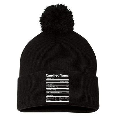 Candied Yams Nutritional Facts Funny Thanksgiving Pom Pom 12in Knit Beanie