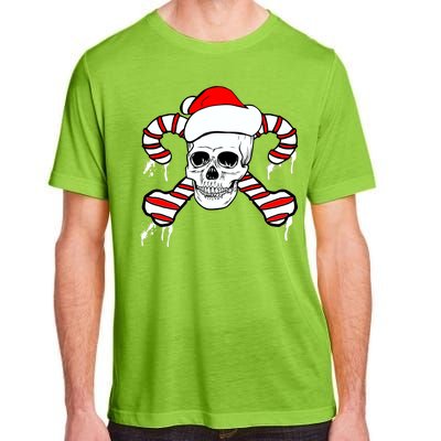 Candy Cane Skull Adult ChromaSoft Performance T-Shirt