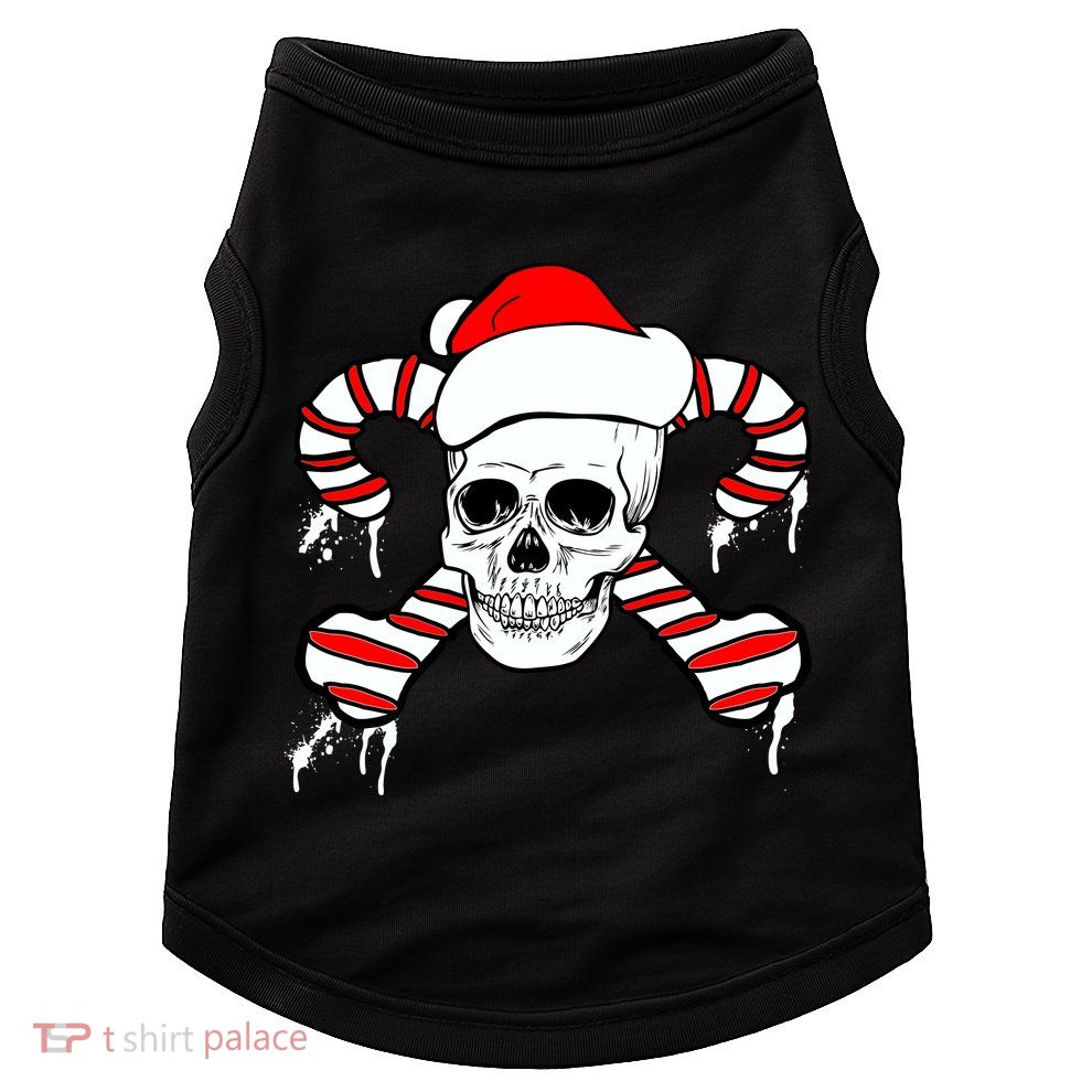 Candy Cane Skull Doggie Tank
