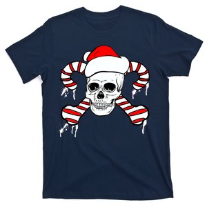 Candy Cane Skull T-Shirt