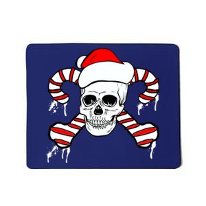 Candy Cane Skull Mousepad