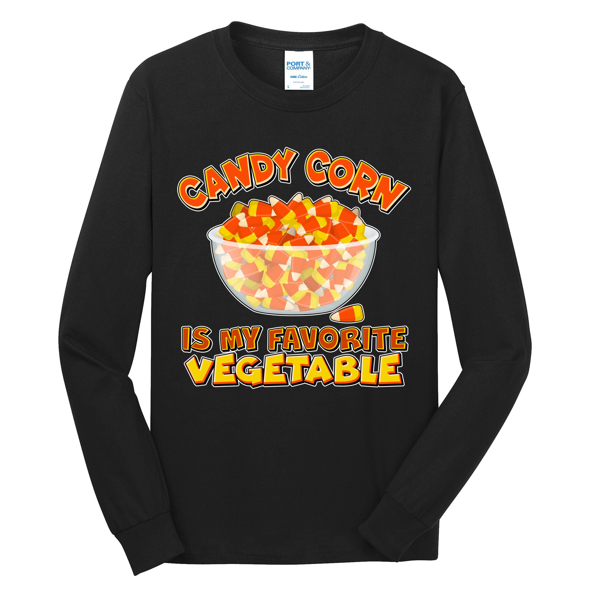 Candy Corn Is My Favorite Vegetable Tall Long Sleeve T-Shirt