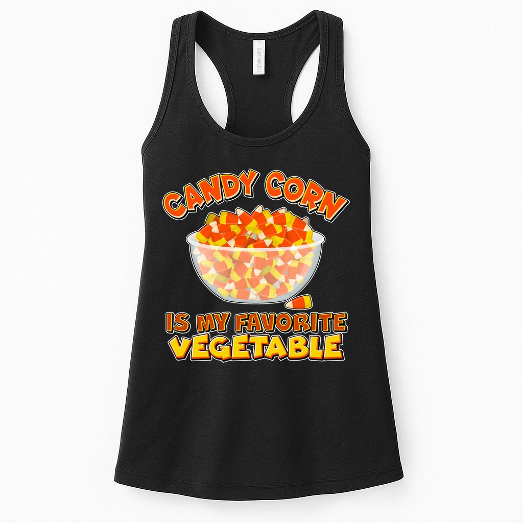 Candy Corn Is My Favorite Vegetable Womens Tank Top