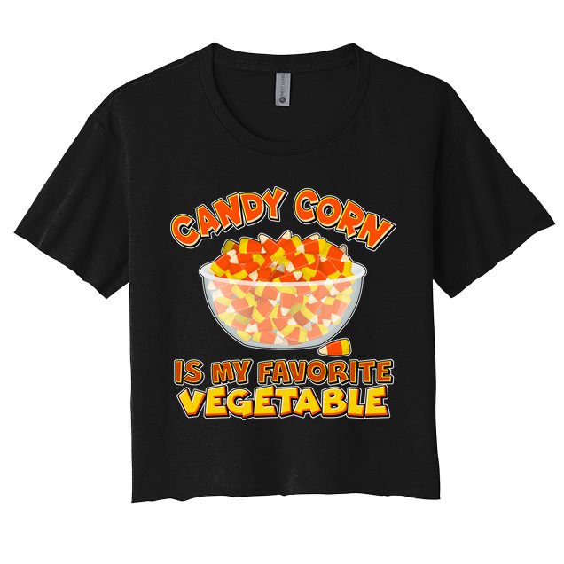 Candy Corn Is My Favorite Vegetable Crop Top
