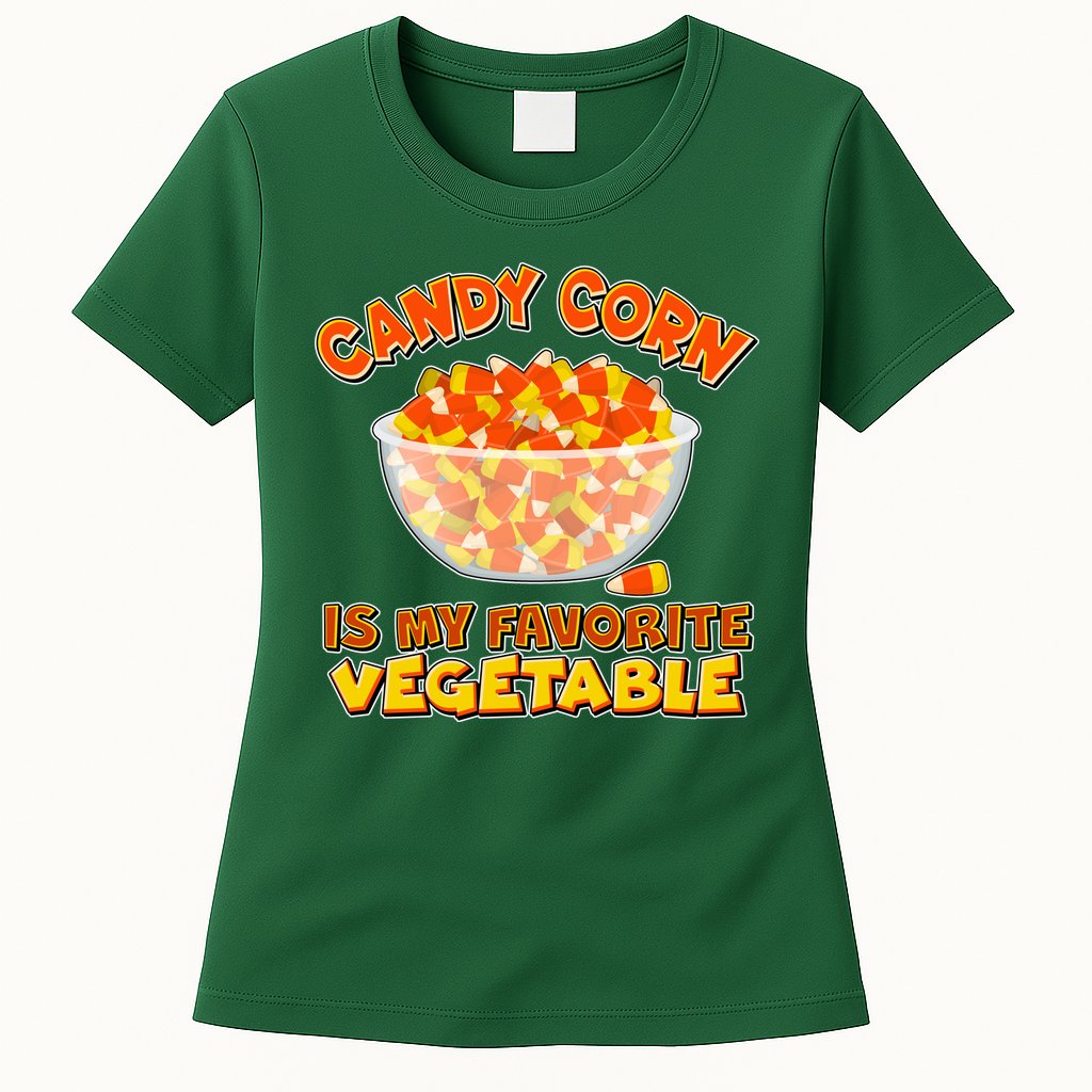 Candy Corn Is My Favorite Vegetable Womens T-Shirt
