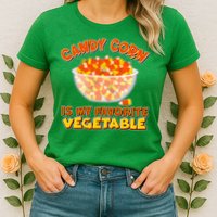 Candy Corn Is My Favorite Vegetable Womens T-Shirt
