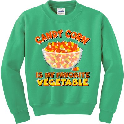 Candy Corn Is My Favorite Vegetable Kids Sweatshirt