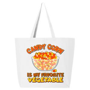 Candy Corn Is My Favorite Vegetable 25L Jumbo Tote