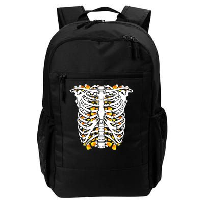 Candy Corn Skeleton Hallween Costume Daily Commute Backpack