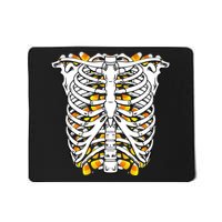 Candy Corn Skeleton Hallween Costume Mousepad