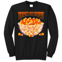 Candy Corn Trick or Treat Halloween Sweatshirt