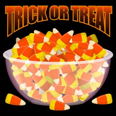 Candy Corn Trick or Treat Halloween T-Shirt