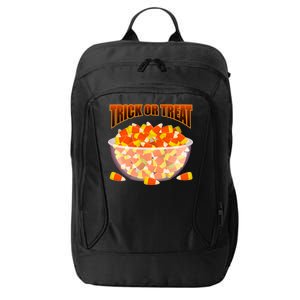 Candy Corn Trick or Treat Halloween City Backpack