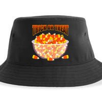 Candy Corn Trick or Treat Halloween Sustainable Bucket Hat