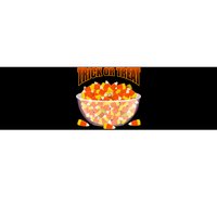 Candy Corn Trick or Treat Halloween Bumper Sticker