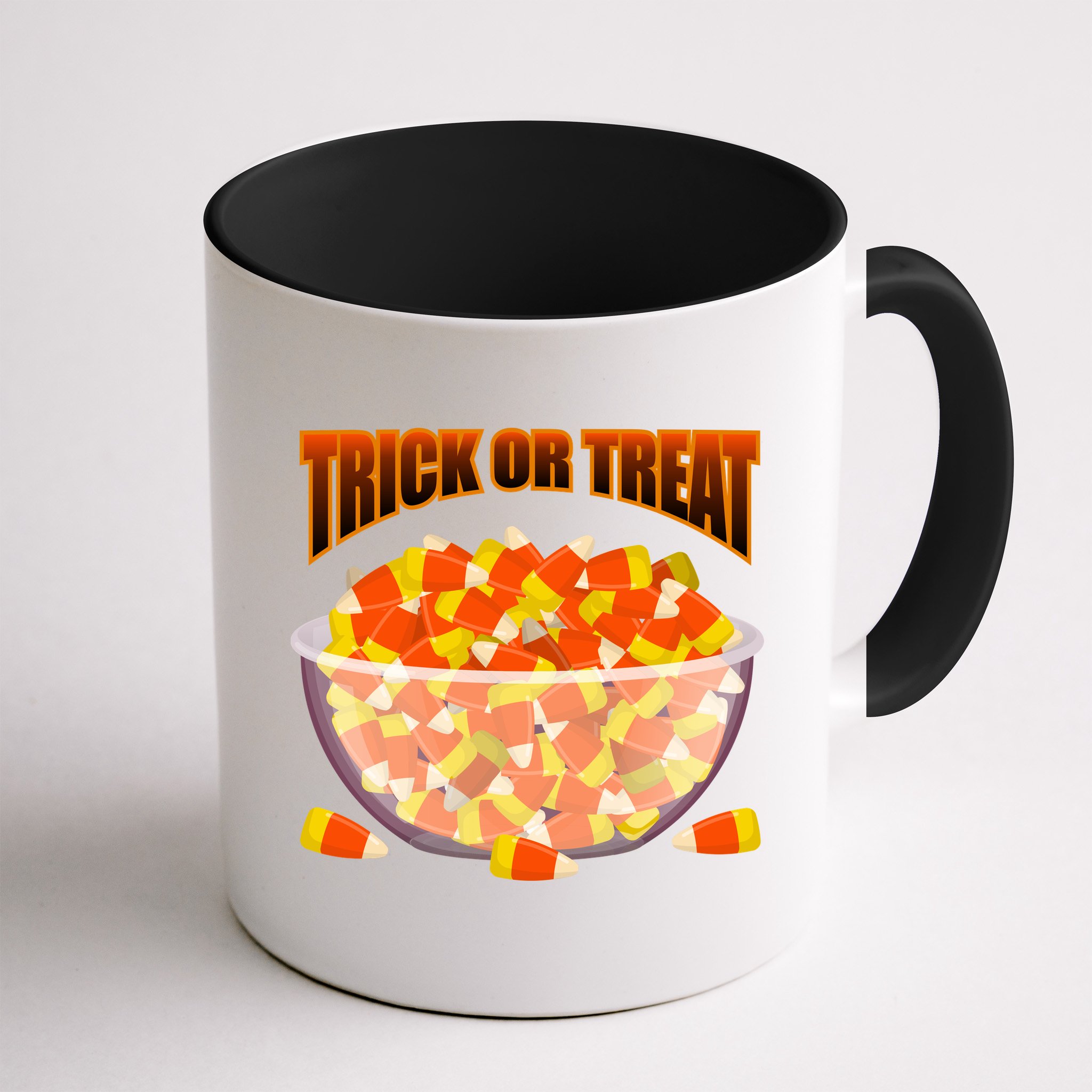 Candy Corn Trick or Treat Halloween Mug
