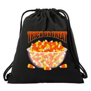 Candy Corn Trick or Treat Halloween Drawstring Bag