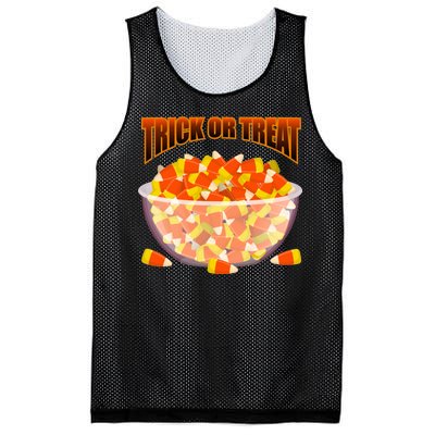 Candy Corn Trick or Treat Halloween Mesh Reversible Basketball Jersey Tank