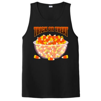 Candy Corn Trick or Treat Halloween PosiCharge Competitor Tank