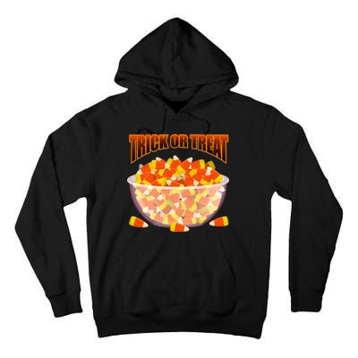 Candy Corn Trick or Treat Halloween Tall Hoodie